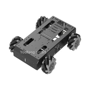 10KG Load 4WD Mecanum Robot Car 97mm Omnidirection Wheel 12V Encoder Motor Metal Chassis for Arduino For Raspberry Pi Robot Car