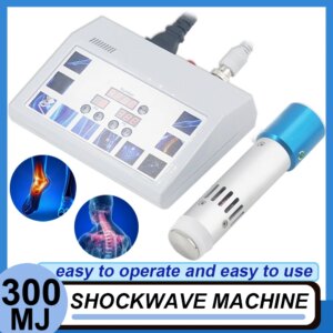 Shockwave Therapy Machine For Physical Pain Sports Injury Massage Relax ED Treatment 300MJ Shock Wave Device Home Use Massager