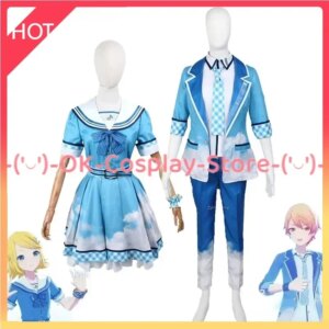 [Custom Made] Game Project Sekai Colorful Stage Rin Len Cosplay Costume Fancy Party Suit Halloween Carnival Uniforms