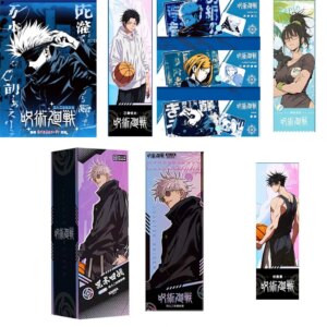 New Jujutsu Kaisen Doujin Secondary Creation Laser Ticket Anime Streetball Hunk Warm Cat Guy Fashionable Little Dog Game Cards