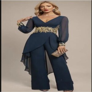 two Piece Wedding Guest Dresses Long Sleeves Mother of the Bride Dresses 2024 for Weddings Vestido Invitada Boda Party Dress