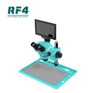 RF4 RF-7050TVD2-YS010W Trinocular Microscope 7-50X Zoom With10inch Monitor For Computer Mobile Phone Motherboard Repair Tool