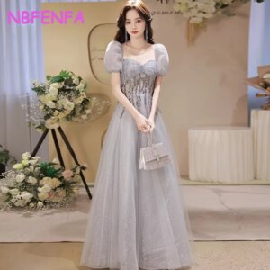 Customized Luxury Sequin Beads Long Party Dresses Elegant Beads Gown Floor Length Evening Party Maxi Celebrity Dresses 2025 New