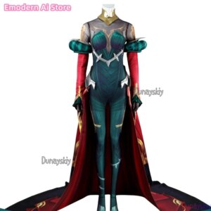 Mel 코스프레 Costume LOL Woman Disguise Halloween Carnival Role Playing Party Jumpsuits Earrings Outfits コスプレ レディース