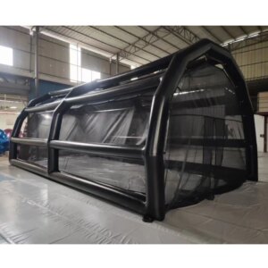 Custom Outdoor Inflatable Ball Cage with Net Hitting Cage Adult Inflatable Baseball Sports Training Cage