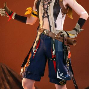 Vivi-Cos Game Genshin Impact Bennett Cool Cosplay Handsome Men’s Costumes Halloween Role Play Party Outfit New S-XL
