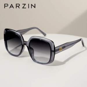 PARZIN Fashion Elegant Oversized Sun Glasses Female Polarized Sunglasses Women UV Protection Ladies Shades 91662