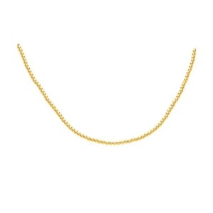 14k Yellow Gold Bead Chain 3mm