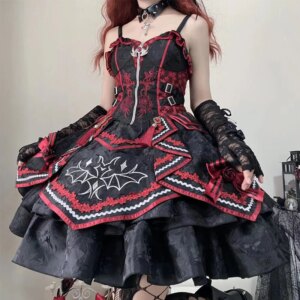 Sweet Girl Lolita Dress French Victorian Vintage Bow Ruffles Flowers Kawaii Princess Dresses Soft Sister Lolita Wedding Dress