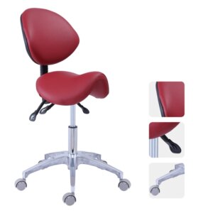 High Quality Dentist Ergonomic Chair with 360 Rotating Lift Chair Comfortable Portable Dentist Chair Beauty Salon Stool