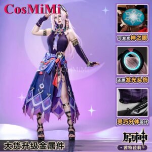 CosMiMi Game Genshin Impact Citlali Cosplay Costume Sweet Lovely Uniform Dress Women Carnival Party Role Play Clothing S-XL New