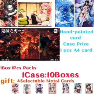 Sheng Sheng Demon Slayer Hand-painted 6 Card Nezuko Kamado Zenitsu Hobby Collectible Card Doujin Booster Box Kids Birthday Gift