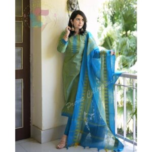 Women Party Wear Kurti Palazzo With Dupatta Set Indian Wedding Kurta Pant Dress