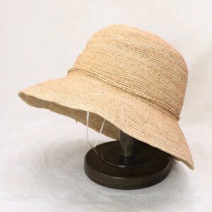 Fine Woven Raffia Hat Women’s Summer Seaside Stylish Sun Hat Beach Sun Hat Foldable Sun-proof Straw Hat