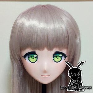 (RB1232)Customize Handmade Crossdress Full Head Female/Girl Resin Japanese Cartoon Character Animego Cosplay Kigurumi Mask