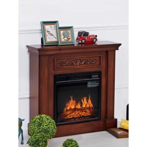 XL American porch fireplace cabinet European villa living room atomizing decorative fireplace household