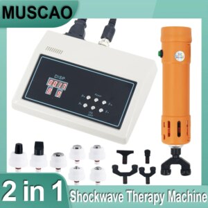 Shockwave Therapy Machine 2In1 ED Treatment Relieve Shoulder Neck Pain Relax Home Use Health Care Chiropractic Adjusting Tools