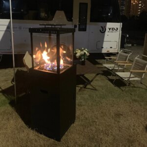 Gas Fireplace Fire Pit Gas Patio Gas Heaters Modern Garden Terrace Outdoor Iron Square Products De Invierno Con Calentador 30KG