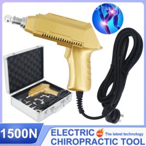 Electric Correction Gun 1500N Chiropractic Adjusting Tools Newest Spinal Adjustable Instrument Impulse Spine Cervical Massager