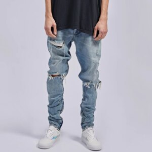 High Street National Fashion men’s Hipster Skinny Jeans With Bad Knees