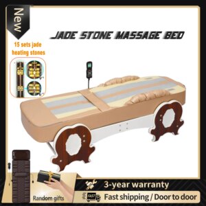 2025 jade massage bed electric Rolling Thermal Jade Stone Massage table Sofa 3D Shiatsu Heat Full Body Pain Relief Relaxation