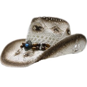 Breathable men and women sunshade style cowboy hat big top