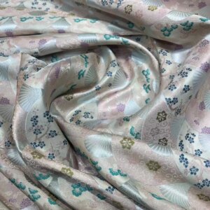 Woven Brocade Blended Song Dynasty 30 Silk 42 Momme140 Door Width New Chinese Coat Vest Bed Cover Cloth Fabric