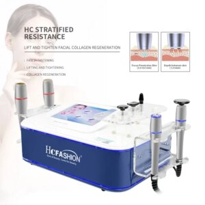 Deep Layered RF Ultrasonic Anti-Aging Machine Lymph Drainage Wrinkle Removal Face Lifting Collagen Regeneration Beauty Device