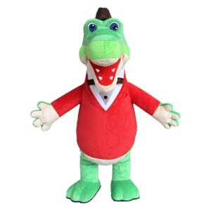 Interesting Inflatable Crocodile Plush Clothing Adult Character Cosplay Halloween Christmas Party Costume Props