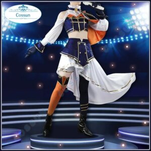 [Customized] NIJISANJI Vtuber 4th Anniversary Higuchi Kaede Cosplay Costume Suit Party Dress Halloween Uniforms Anime Clothing