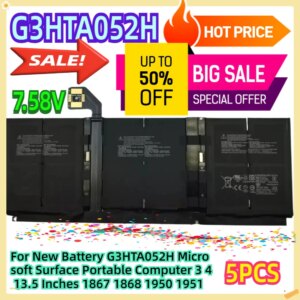 For New Battery G3HTA052H Microsoft Surface Portable Computer 3 4 13.5 Inches 1867 1868 1950 1951 5pcs