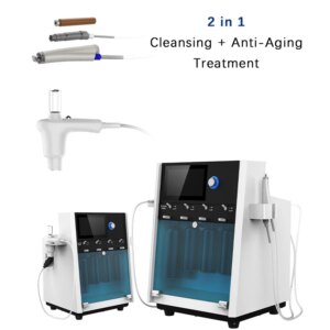 DermoElectroPoration aqua peeling 2 in 1 Water Infusion skin Moisturizing Vacuum Cleansing dead skin remove spa machine