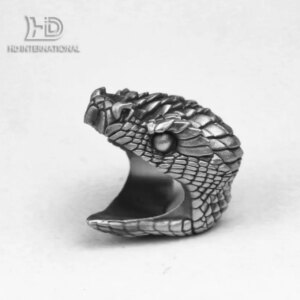 925 silver Viper Snake Ring Viper Serpent Ring Gothic Ring Punk RIng Snake Ring – Silver Viper Ring – Cobra Ring Animal Ring