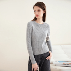 TC-187 100% cashmere high quality women’s knitwear pure cashmere pullover