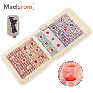 Rainbow Crystal Heating Massage Mat Kristralmate Pulse Magnetic Field Therapy Red Light Relieves Pain Yoga Mattress
