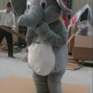 New Version the pretty baby Elephant Mascot Costume Adult Birthday Party Fancy Dress Halloween Cosplay Outfits Clothing Xmas