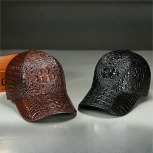 cap new fashion leather casual men’s and women’s baseball outdoor hat