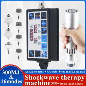 Shockwave Therapy Machine Physiotherapy 300MJ For ED Treatment Relief Waist Pain Body Massage Shock Wave Massage New Tech Handle