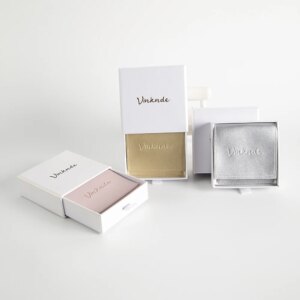 Personalized Logo DIY Sliding Drawer Paper Jewelry Gift Box Necklace Packaging Simple Pouch Luxury PU Leather Envelope Dust Bag