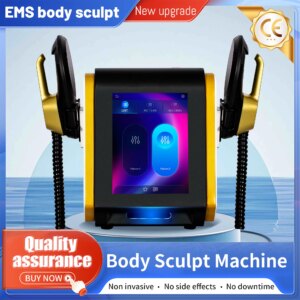 Portable EMS Neo Electromagnetic Body Sculpting HIEMT Slimming Machine Muscle Stimulator Fat Removal Tool for Building Muscle