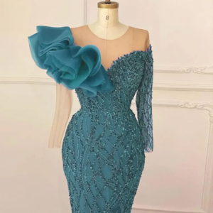 Elegant Green Purple Blue Sequin Women Formal Evening Dresses Floor Length Trumpet Sweetheart Fashion Luxury Female Prom Gowns