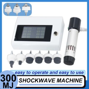 300MJ Professional Shockwave Therapy Machine Helps Relieve Knee Joint Pain Fatigue Relax Easy Operation Shock Wave Equipment