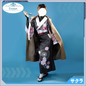 [Customized] Game Goddess of Victory:Nikke Sakura Cosplay Costume Halloween Outfits Women Kimono Dress