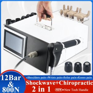 New Pneumatic Shockwave Therapy Machine 12Bar For ED Treatment Relieve Body Muscle Pain Chiropractic Relaxation Massage 2025