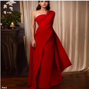 Red Women’s Evening Dress for Wedding Dresses for Mother of the Bride 2024 Women’s Dresses for Weddings and Events Customized