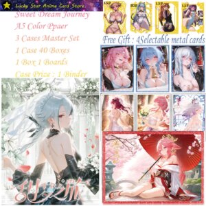 Sweet Dream Journey A5 Color Ppaer A5 size Card Goddess Story Sexy Card Waifu Card Collectible Card Toy Gift Kafka Thunder Gener
