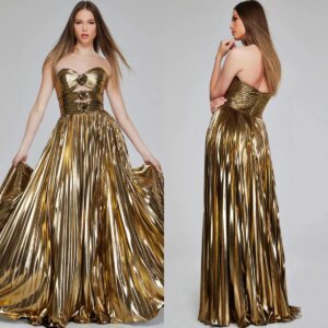 Vintage Satin Evening Dresses Simple Sleeveless Prom Gowns with Bows Charming Floor Length A Line Customized Wedding Guest Gowns