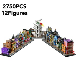 In Stock New 76444 Alley Shop Building Blocks Street View Architecture 2750pcs Bricks Toys for Children Birthday Gift Set