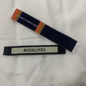 Customized Production LOGO Content Design Woven Labels