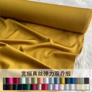 140cm wide stretch double Joe satin silk fabric smooth pendant garment dress shirt